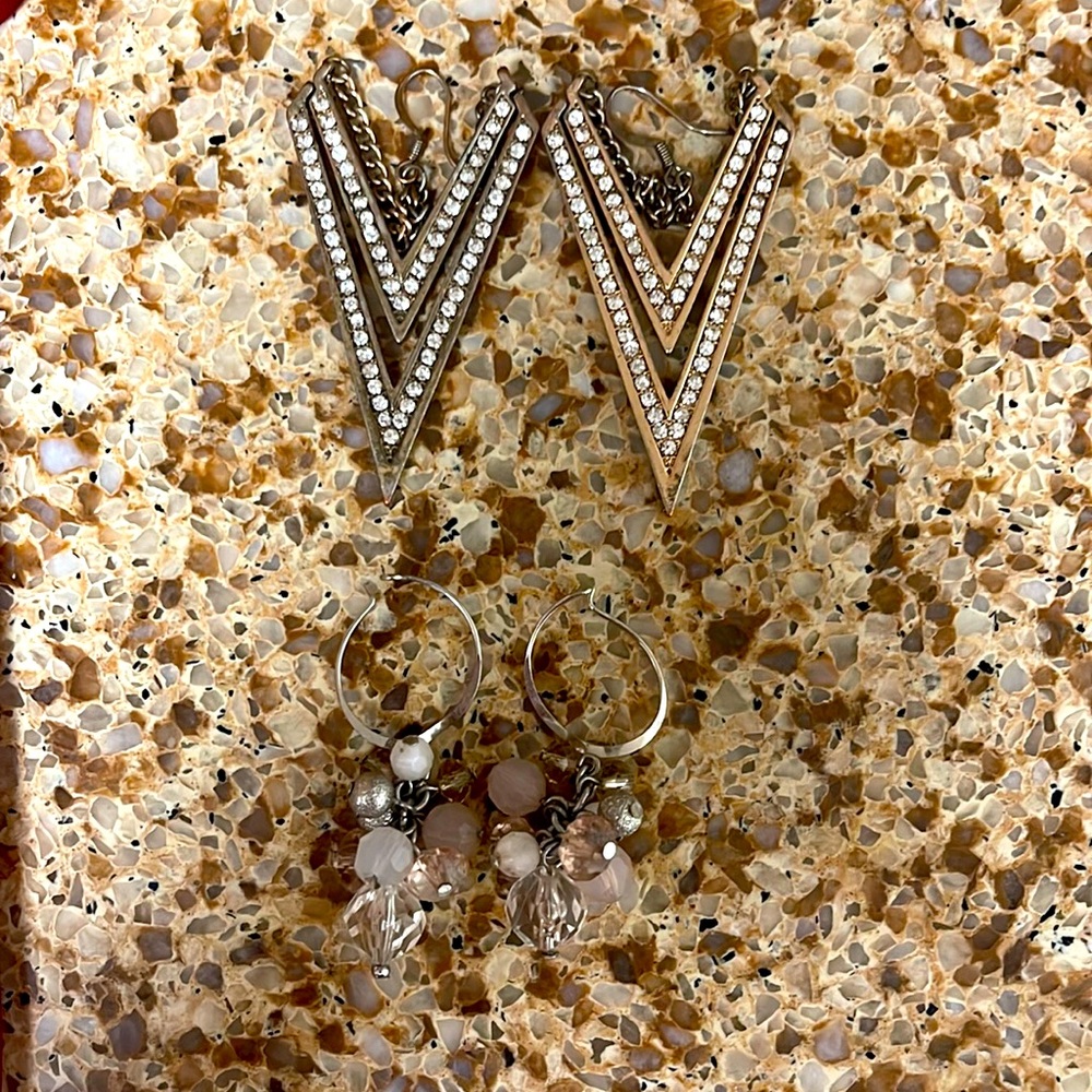 Used hanging earrings